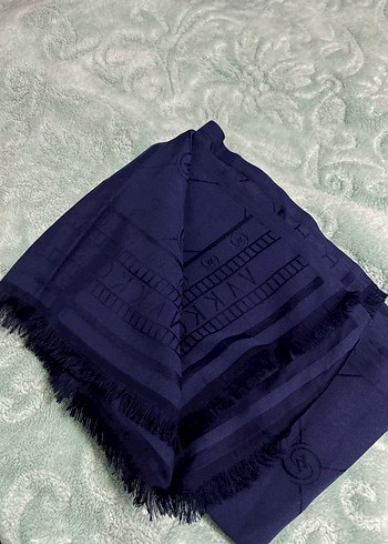 Lacivert Kadın Şal - Görsel 2