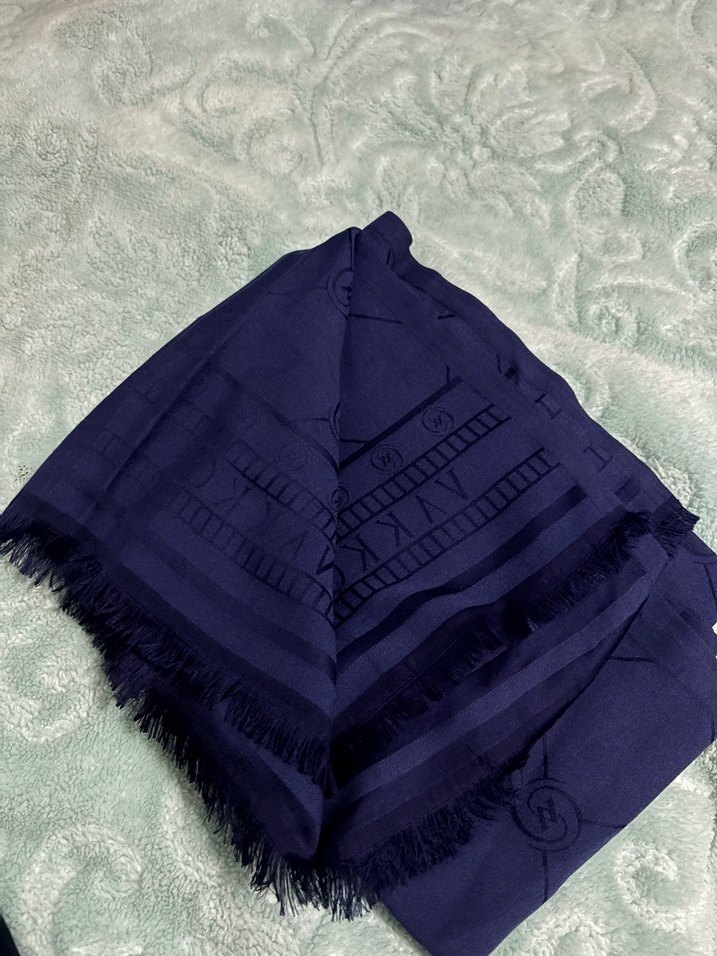 Lacivert Kadın Şal - Görsel 2