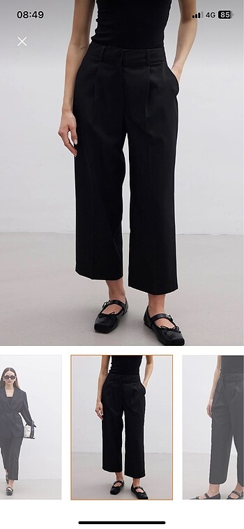 Zara Manuka düz kesim kadın kumaş pantolon