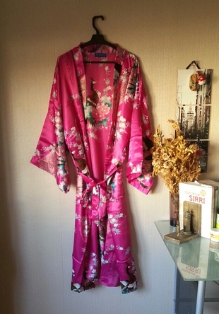 Pembe Kimono Sabahlık