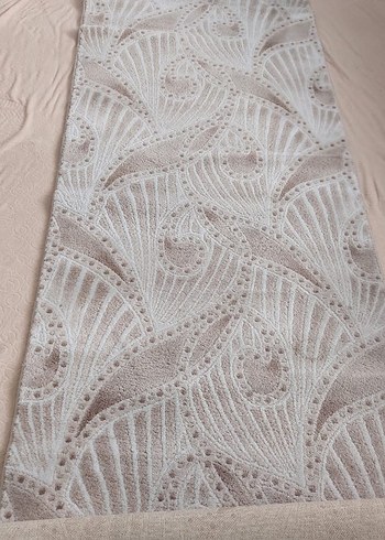 Nakışlı Bej YÜN HALI KOYUNLU MARKASI - Görsel 2