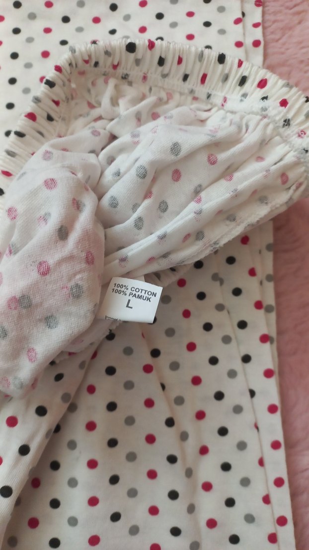 Bohem Tarz Pastel Mor Bağcıklı Pijama Altı - Görsel 3