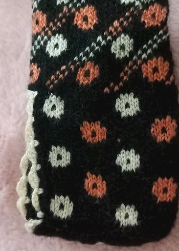 Renkli Nakışlı Örgü Kadın Terlik - Görsel 11