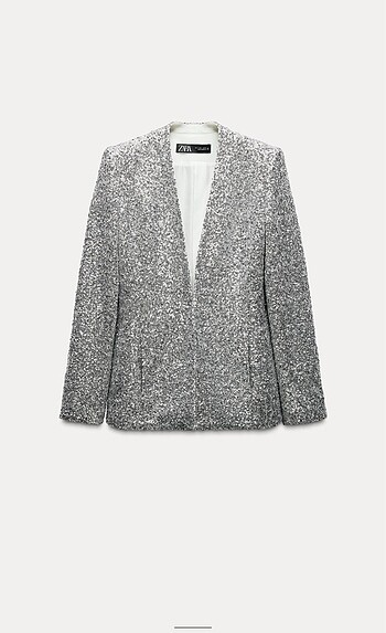 Zara payetli blazer ceket