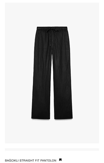 Zara straight fit pantolon