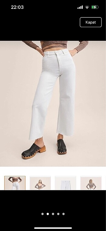Mango jean beyaz