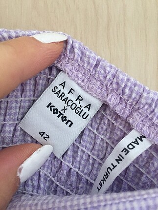 42 Beden mor Renk Elbise