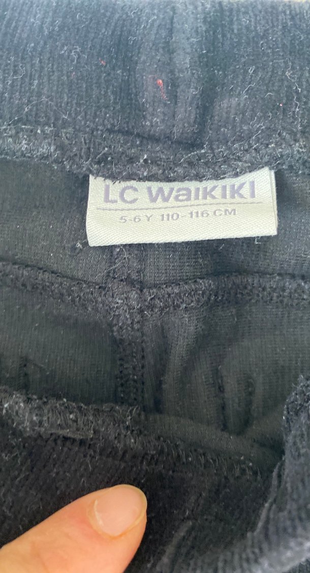 Kız Çocuk Siyah Süet Tayt - Görsel 3