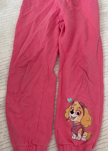 Kız Çocuk Pembe Rahat Eşofman Altı - Görsel 2