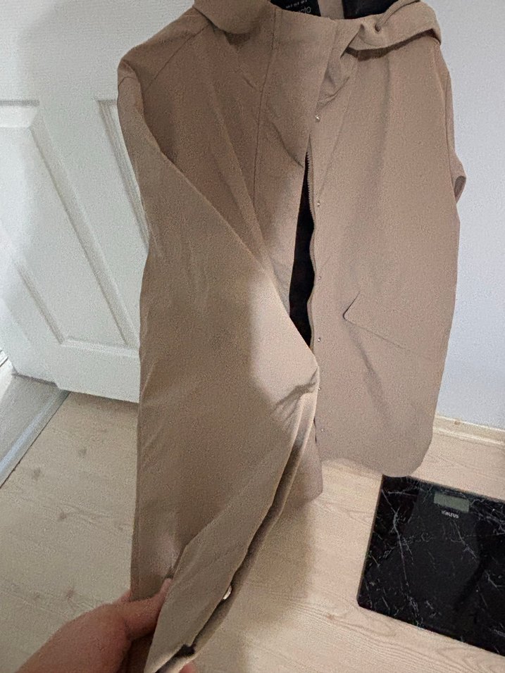 Bej Midi Trençkot, yağmurluk - Görsel 2