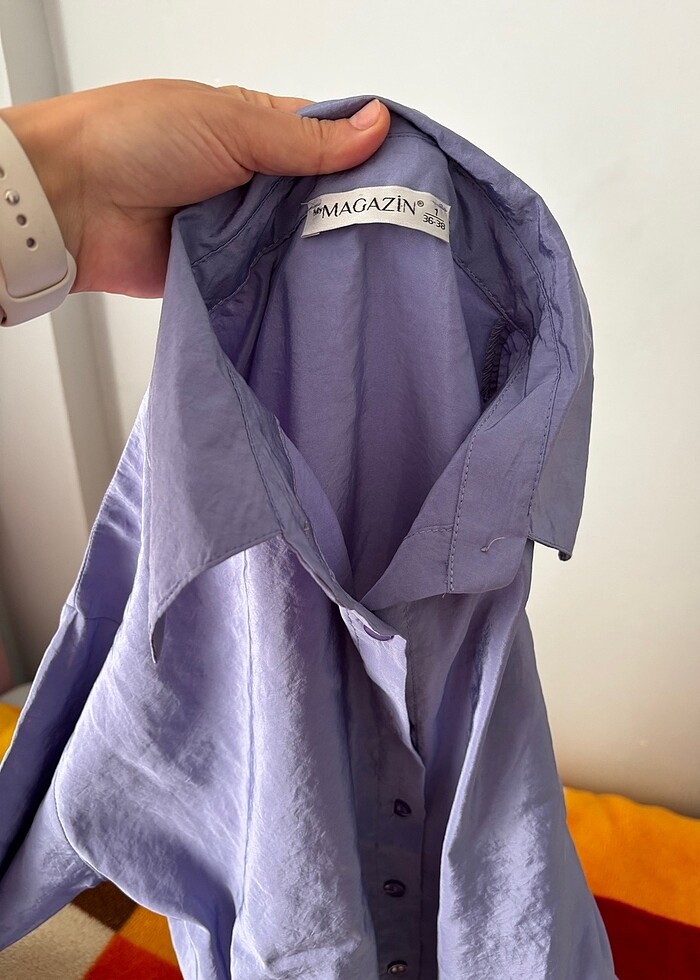 Etek bluz takım lila renktir - Görsel 2