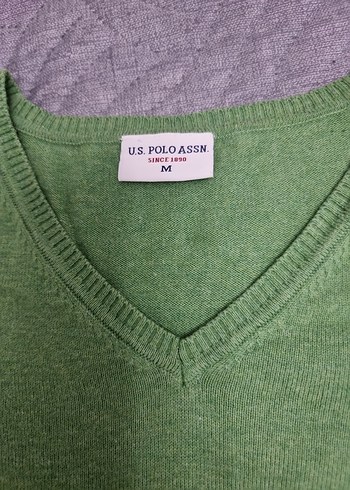 U.S Polo Assn. us polo Yeşil Triko Kadın Kazak