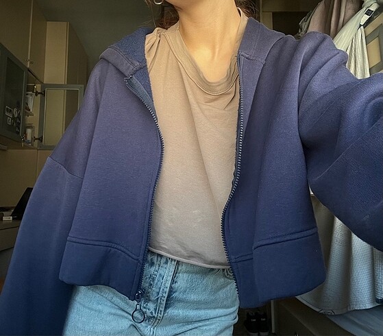 m Beden trendyolmilla kapüşonlu sweatshirt