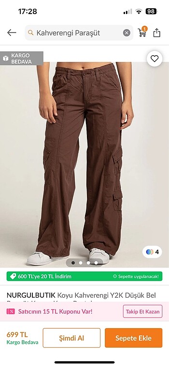 paraşüt pantolon