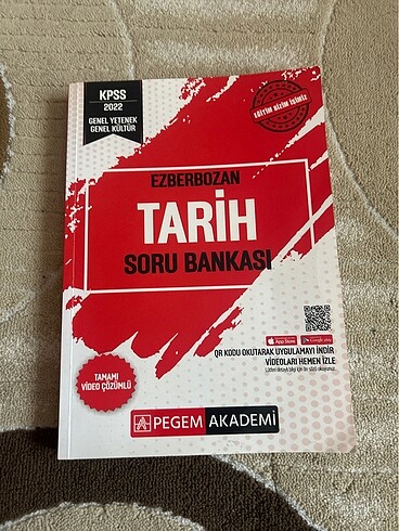 Pegem akademi KPSS tarih soru bankası