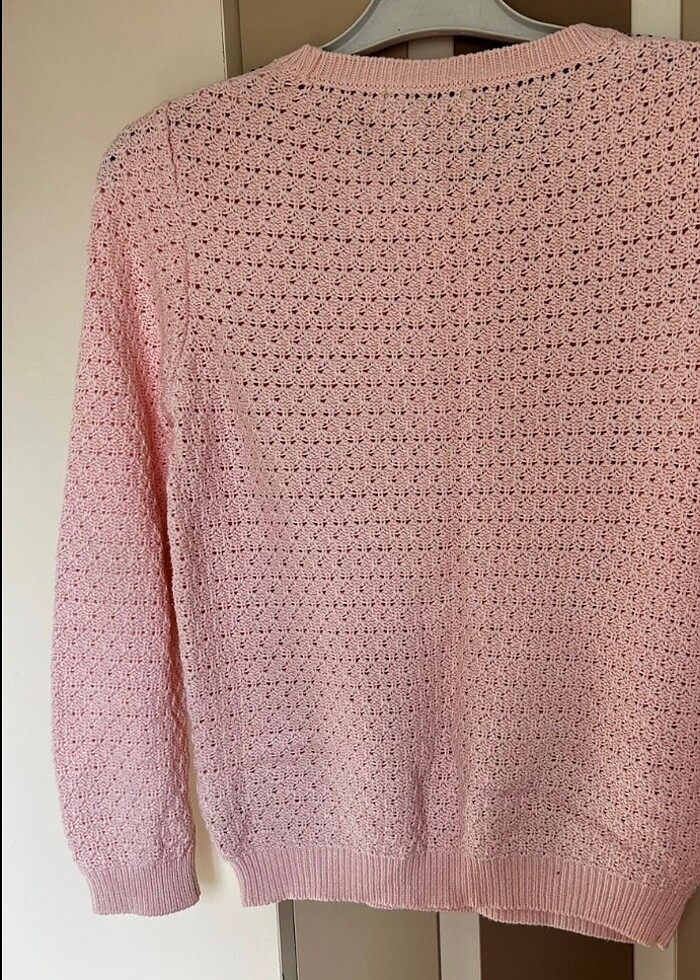 Lcw toz pembe taşlı kazak - Görsel 2