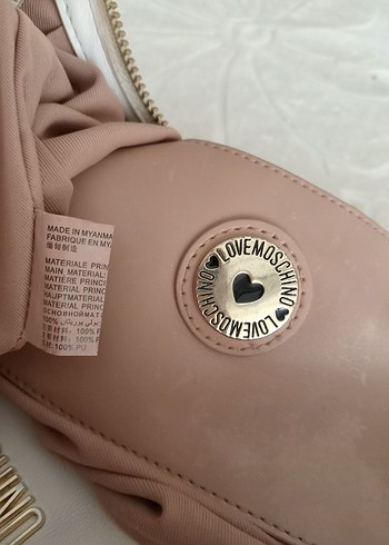  Beden beyaz Renk Love Moschino Beyaz Deri Çanta