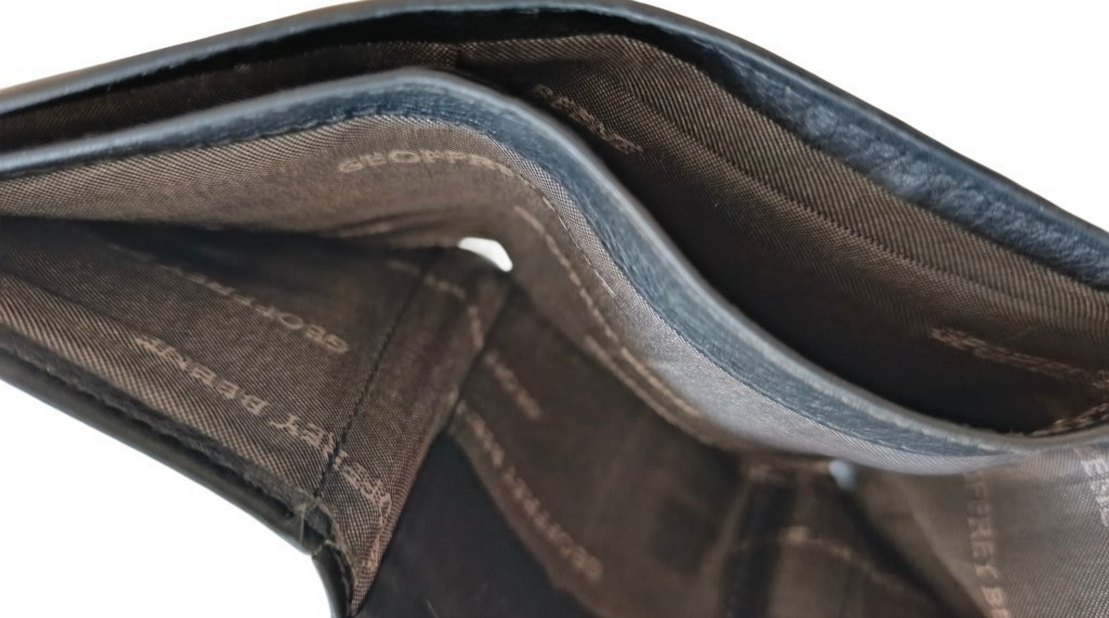 Jeoffrey Beene Hakiki Deri Cüzdan - Görsel 5