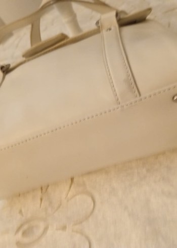 Beden ten rengi Renk Enzo Angiolini Bej Hakiki Deri Çanta