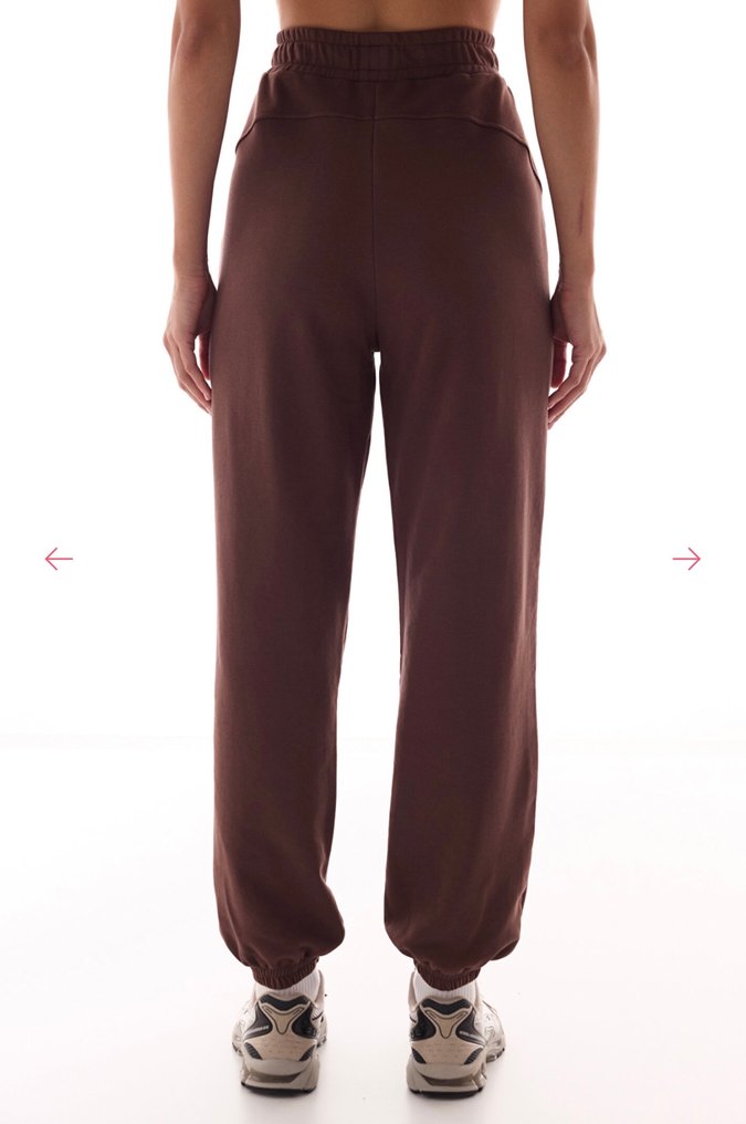 Kahverengi Kadın Salaş Eşofman Altı - Görsel 2