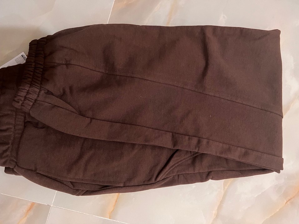 Kahverengi Kadın Salaş Eşofman Altı - Görsel 5