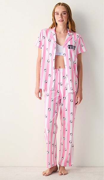 Penti gömlek pijama takımı