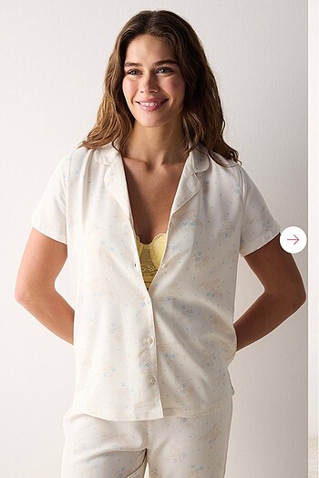 Penti floral pijama takımı