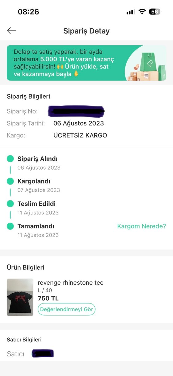 Revenge Rhinestone Oversize Tişört - Görsel 3