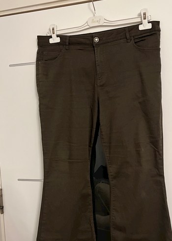 LC Waikiki Haki Bol Kesim Kadın Kot Pantolon
