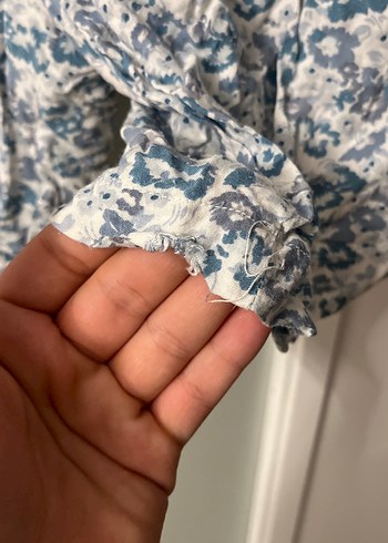 44 Beden Düğmeli Bohem Keten Mini Şort