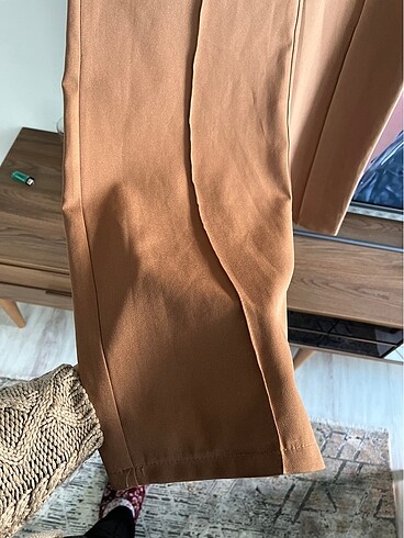 xl Beden Kahve rengi kumaş pantolon