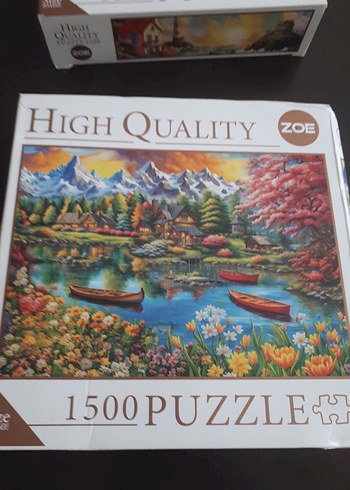 Beden 1500 Parça Yüksek Kalite Puzzle 2 adet