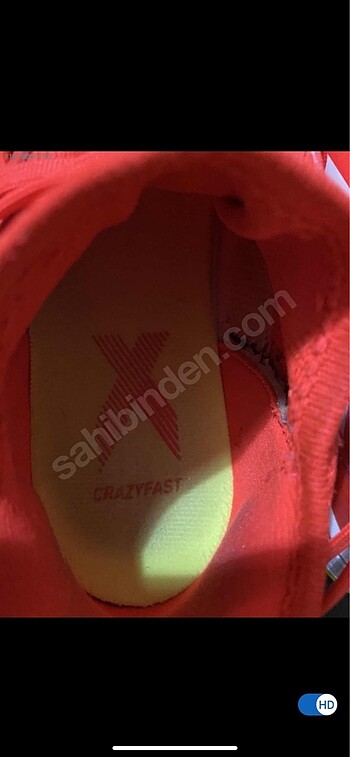 35 Beden turuncu Renk Adidas çocuk krampon 35,5 numara