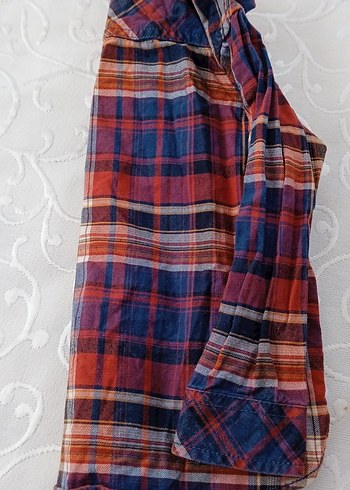 Next Erkek Çocuk Mavi Kareli Gömlek - Görsel 3