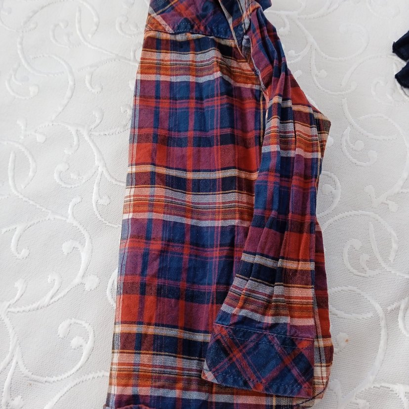 Next Erkek Çocuk Mavi Kareli Gömlek - Görsel 3