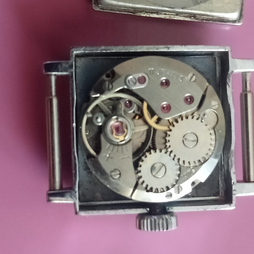 Kare Kadranlı Bej ve Gri Kadın Saati - Görsel 2