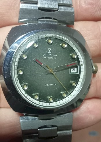 Gri Vintage Erkek Kol Saati - Görsel 2