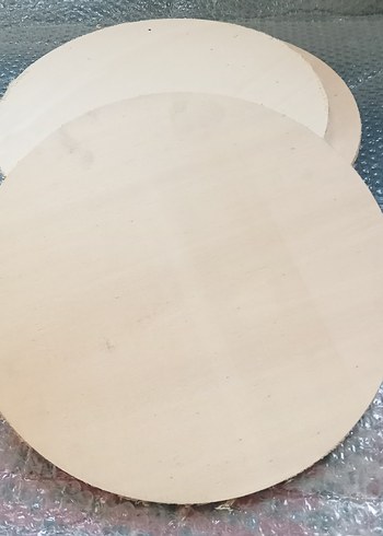 32 cm çapında kavak kontraplak - Görsel 2