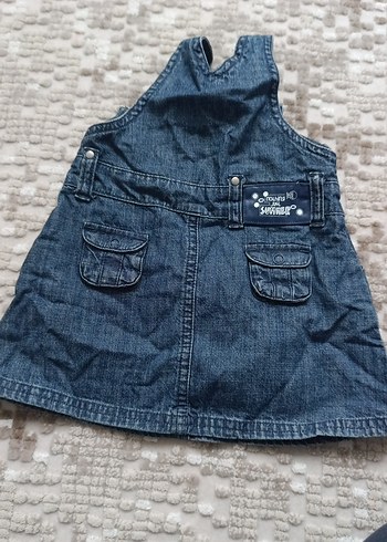 Kız Bebek Kot Jile Elbise - Görsel 2