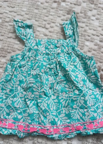 Kız Bebek Askılı Bluz - Görsel 3