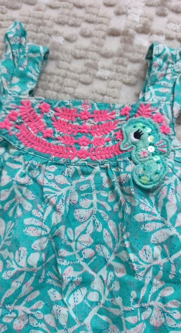 Kız Bebek Askılı Bluz - Görsel 2