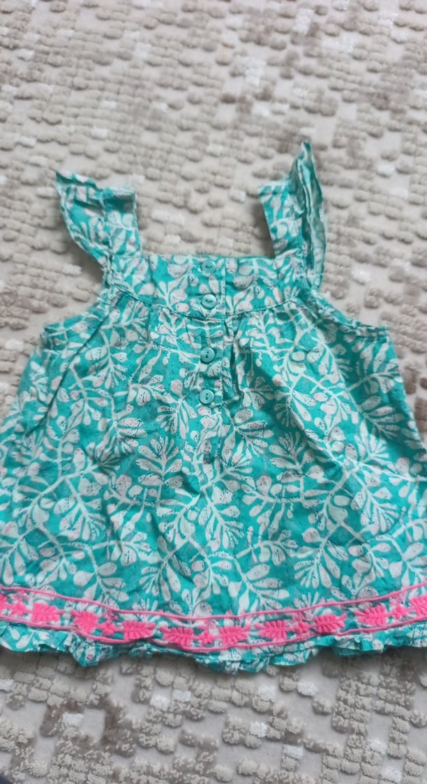 Kız Bebek Askılı Bluz - Görsel 3