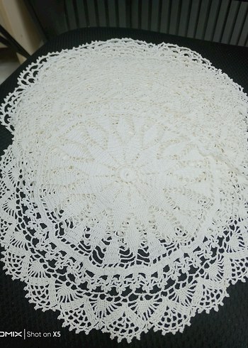Bohem Dantel Yuvarlak Masa Örtüsü - Görsel 3