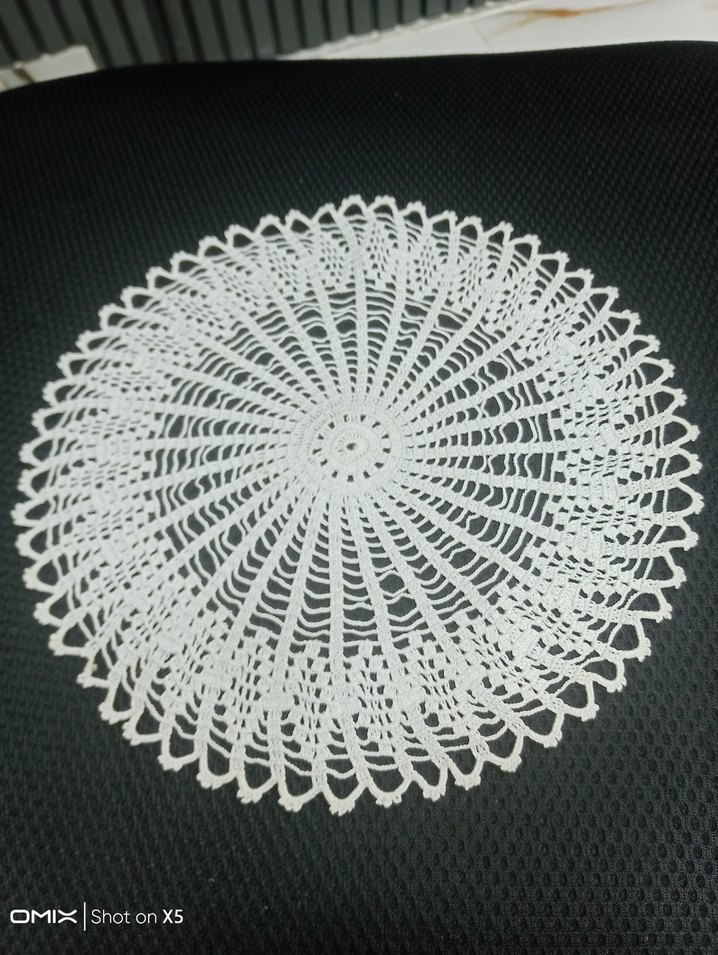 Bohem Dantel Yuvarlak Masa Örtüsü - Görsel 2