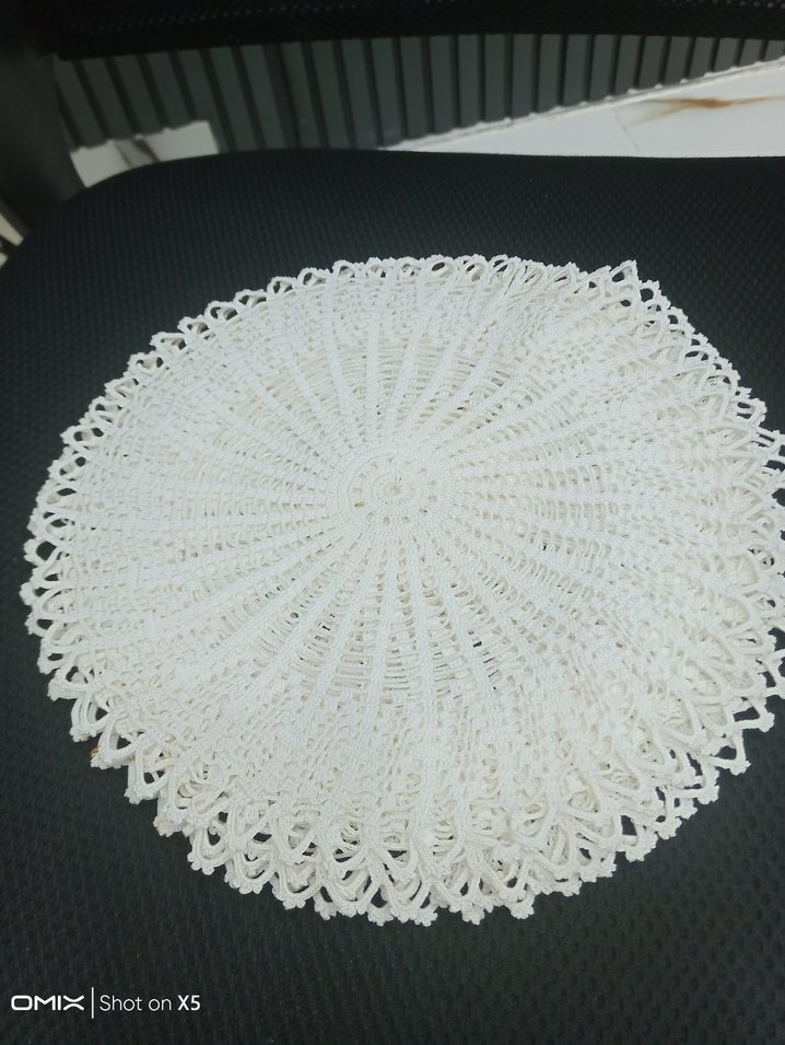 Bohem Dantel Yuvarlak Masa Örtüsü - Görsel 4