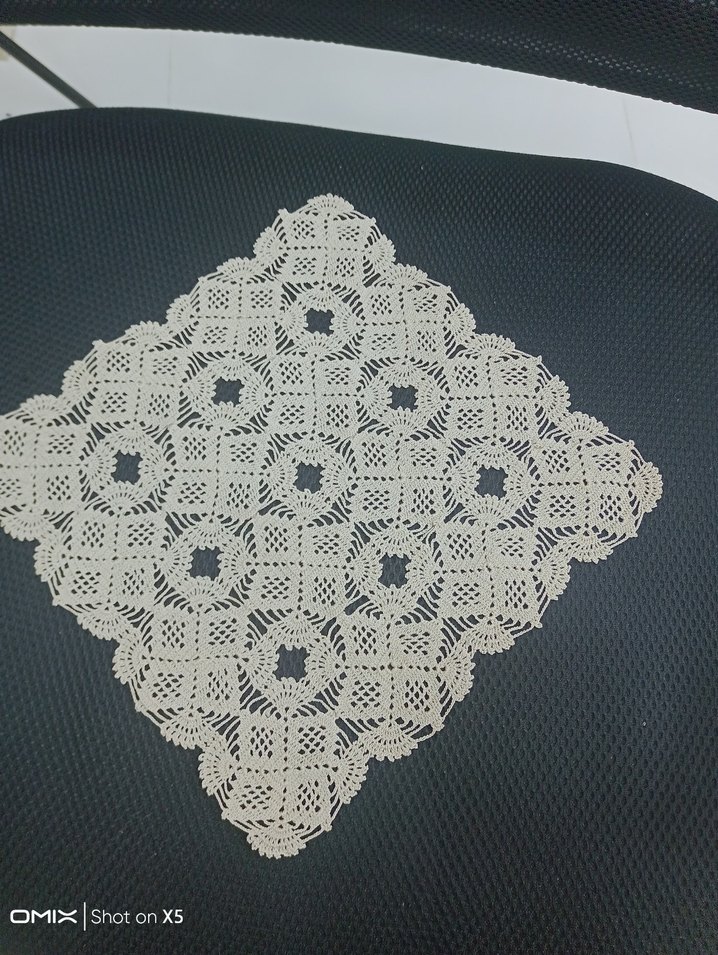 Bohem Dantel Yuvarlak Masa Örtüsü - Görsel 5