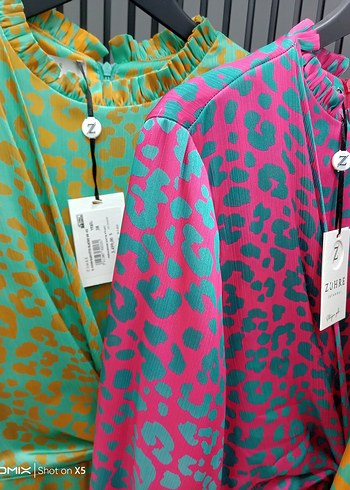 Renkli Bohem Uzun Elbise - Görsel 2