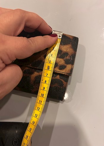 Vakko Vakko Kahverengi Leopar Desenli Deri Kadın Cüzdan