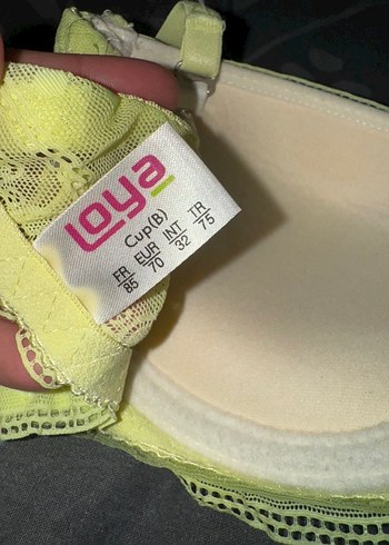 Loya 75b cup Sarı Mini Bohem Tarzı Sütyen Takımı - Görsel 2