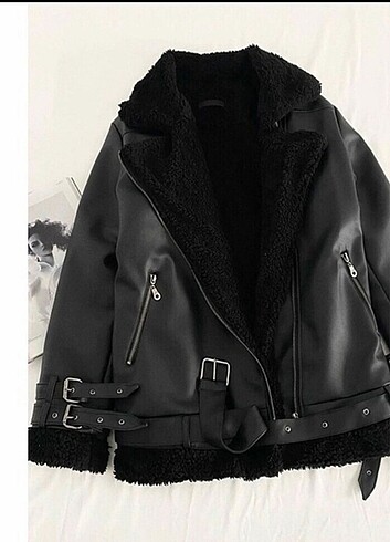 Diğer Stradivarius içi tüyü Deri mont